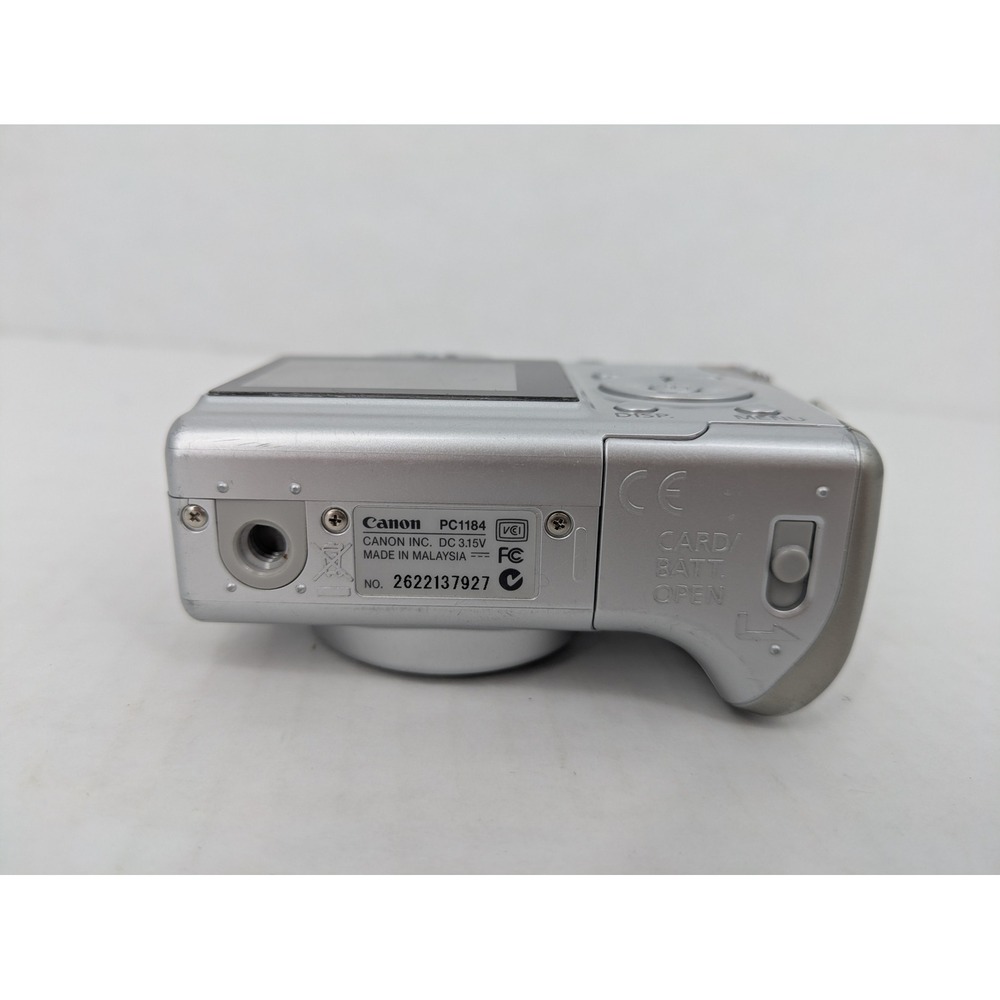 Canon PowerShot A530 Digital Camera Silver 5.0MP 4x Zoom PC1184 & Case TESTED - Picture 10 of 17